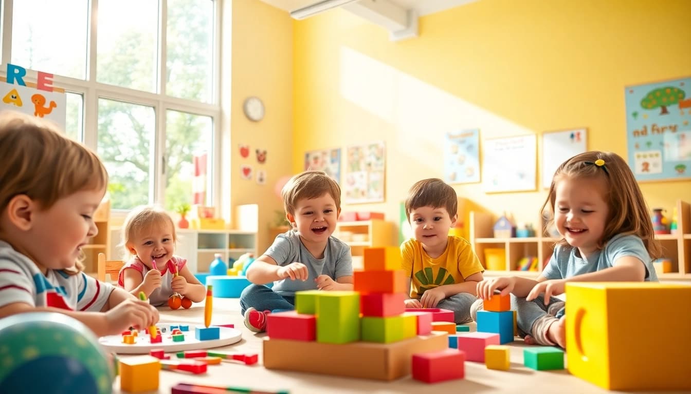 Experience the joyful learning environment at https://kara.in/, showcasing happy children engaged in fun educational activities.