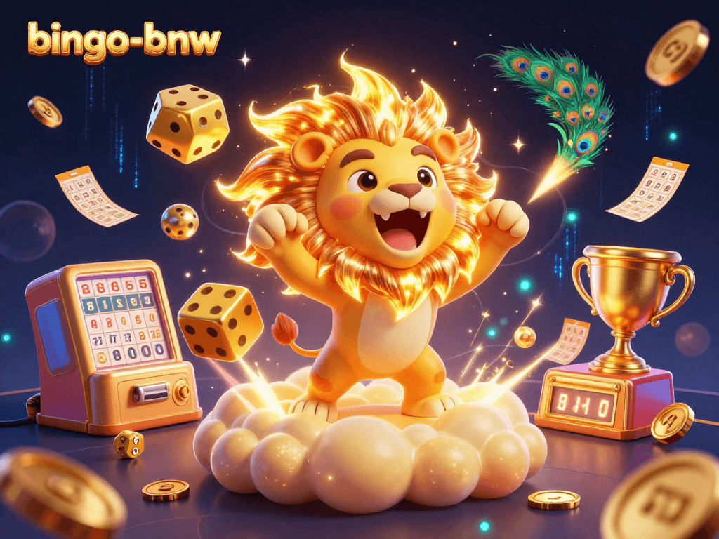 Experience the excitement of bingo-bnw with vibrant bingo-themed elements and dynamic characters!