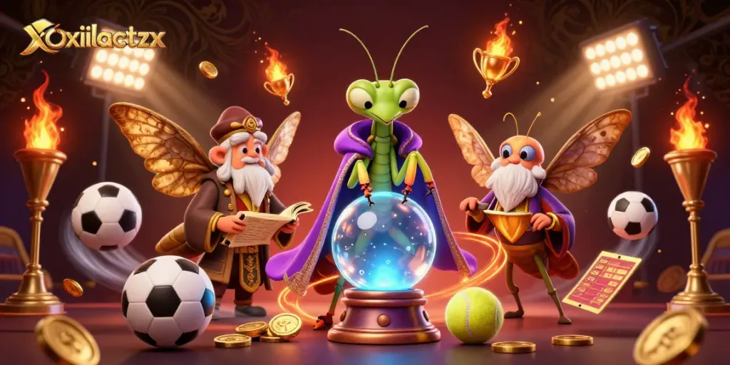 Xoilactvzx brings excitement with a fairy tale scene of fortune tellers and sports elements swirling around