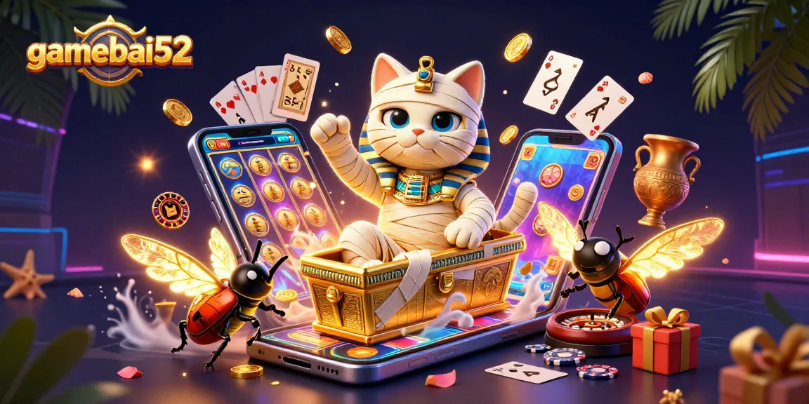 Experience thrilling gameplay with gamebai52 featuring dynamic casino elements and characters.