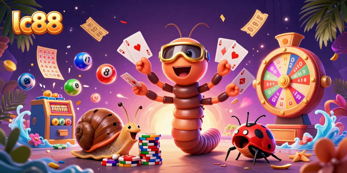 Experience thrilling gameplay at lc88 with a lively illustration of a casino scene featuring an engaged dealer and vibrant game elements.