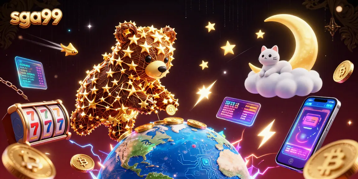 Experience the thrill of gaming with sga99's vibrant 3D casino illustration featuring winning coins.