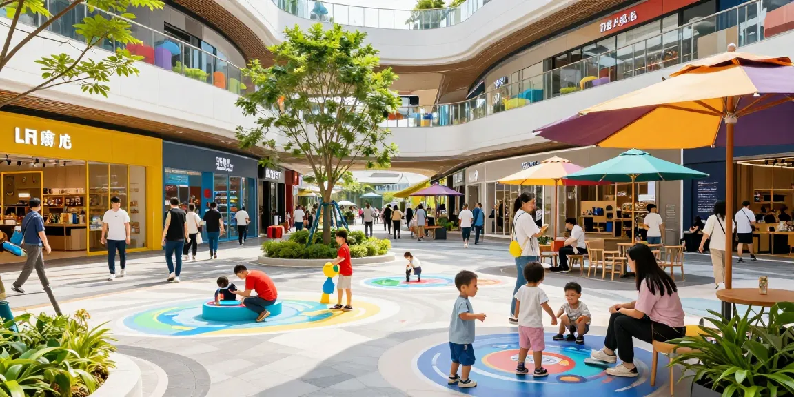 mantra88 entertainment complex bustling with visitors and vibrant storefronts