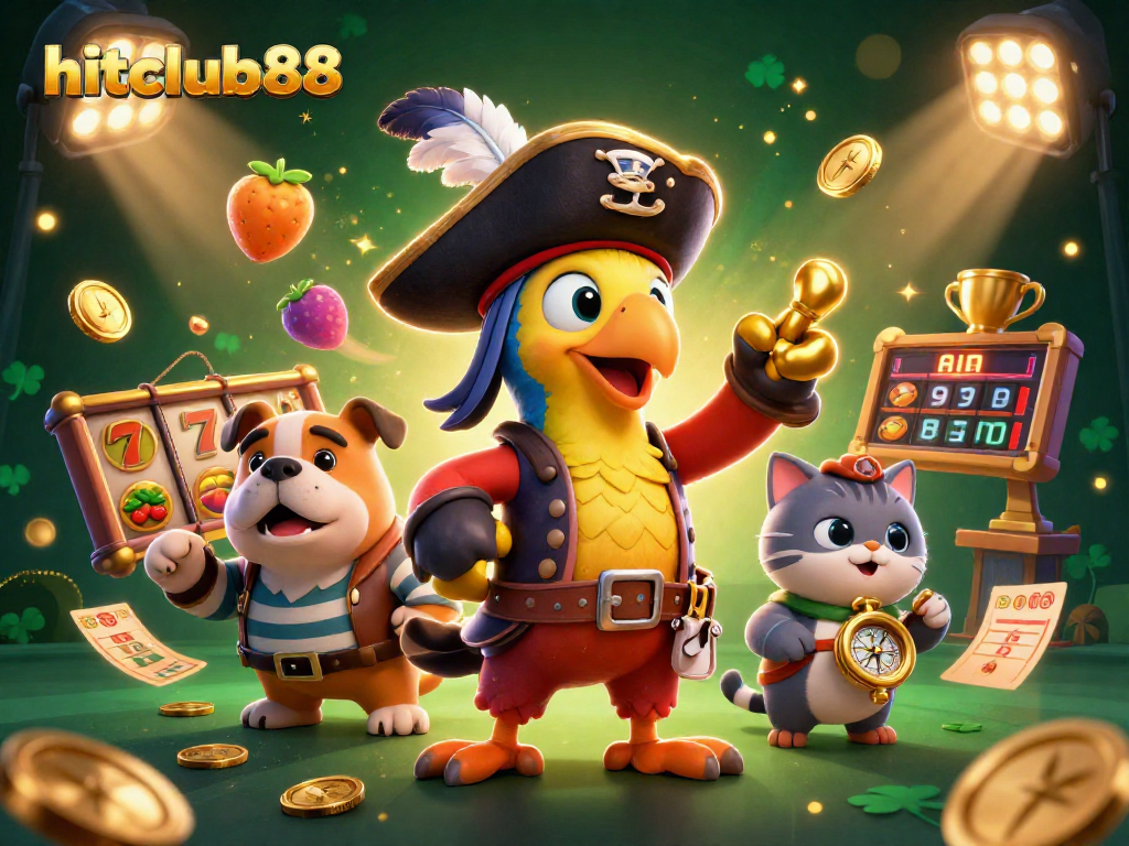 Spin the reels at hitclub88 with thrilling slots, vibrant characters, and dynamic casino elements.