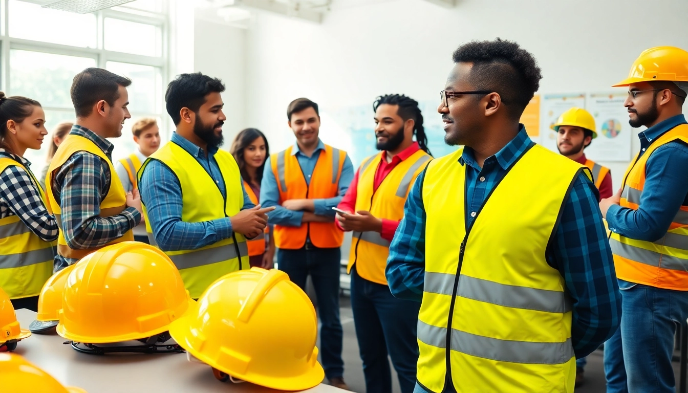 OSHA safety training contractors california participating in an interactive learning environment.