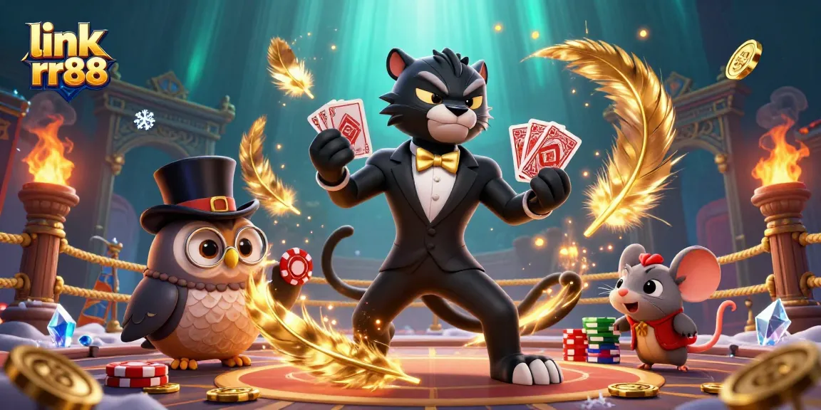 Win exciting prizes at link rr88 during an engaging casino game with lively characters.