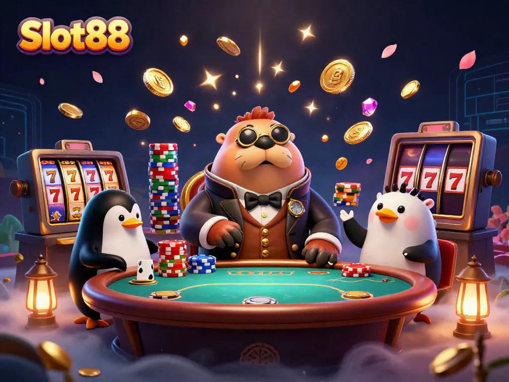 Menangkan Slot88 di meja poker bawah laut dengan karakter kartun yang menghibur.