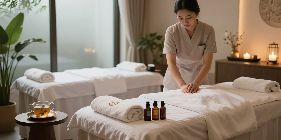 Relaxation at Balanced Massage, a serene spa with premium treatments and mantra88 aromatherapy.