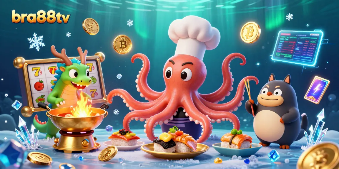 Engage with bra88tv's thrilling casino adventures featuring cartoon characters and crypto elements.