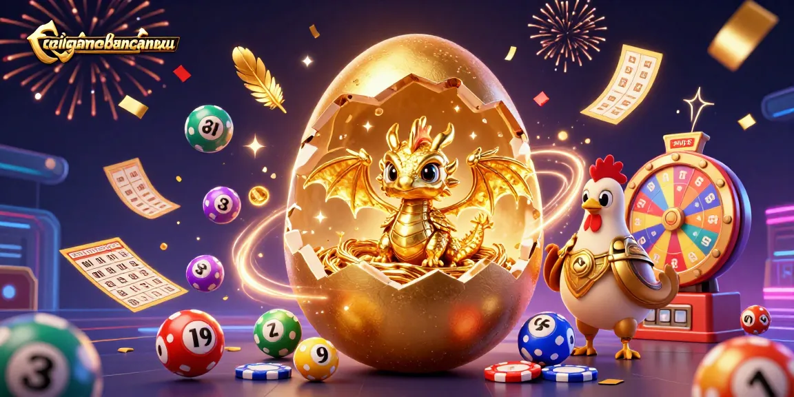 Experience the thrill of taigamebancaanxu with a vibrant 3D illustration of a golden dragon and poker chips.
