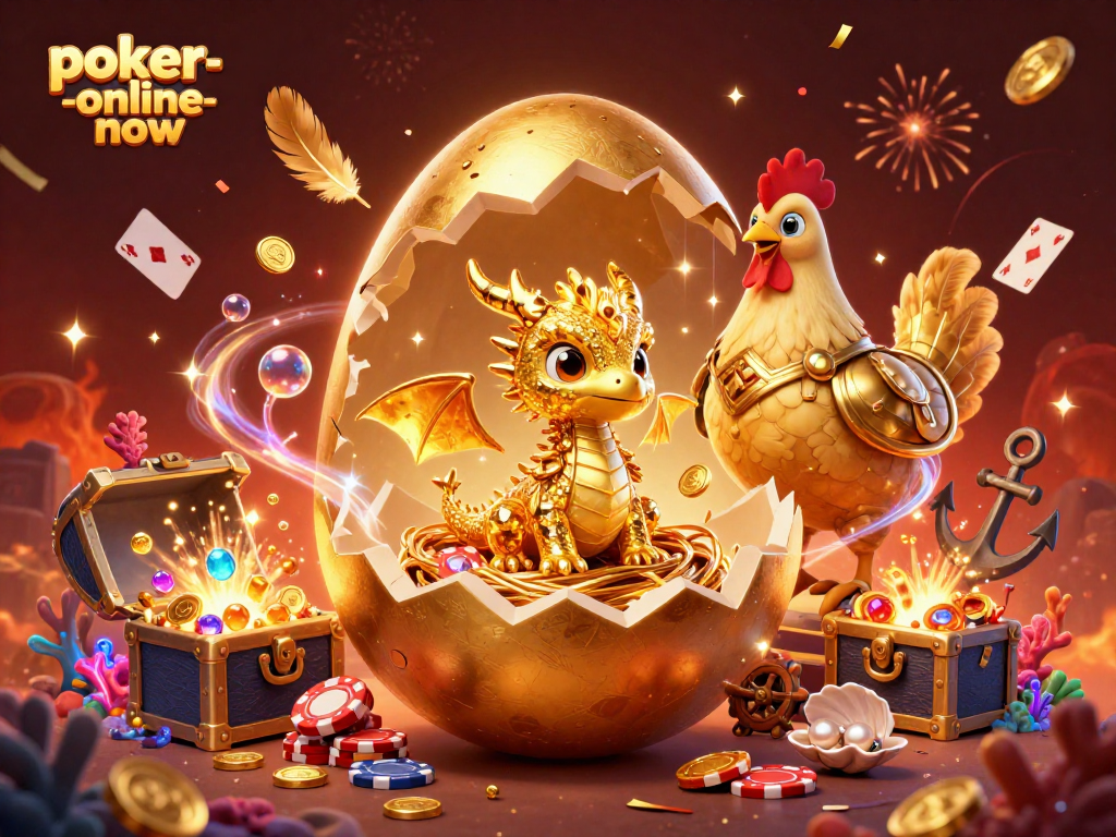 Engage with poker-online-now by discovering golden treasures in a creative poker-themed world.