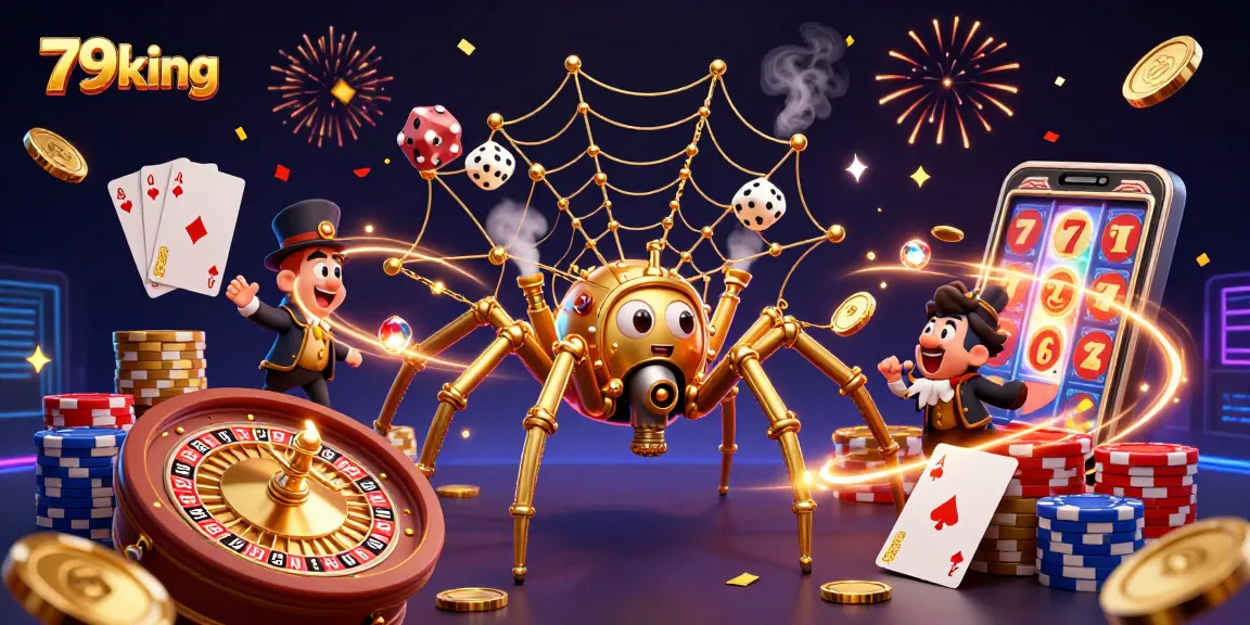 79king enhances your play with dynamic gaming elements in a vibrant casino scene.