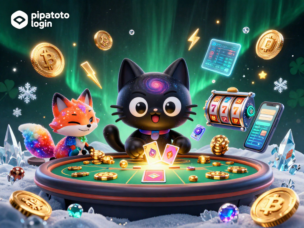 Experience the thrill of gaming with pipatoto login at a cosmic casino filled with vibrant characters and crypto elements.