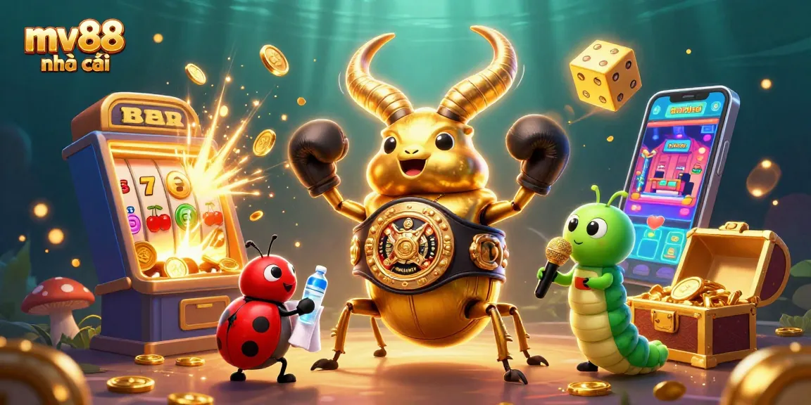 Experience thrilling gameplay with mv88 nhà cái in this vibrant 3D casino scene full of action.