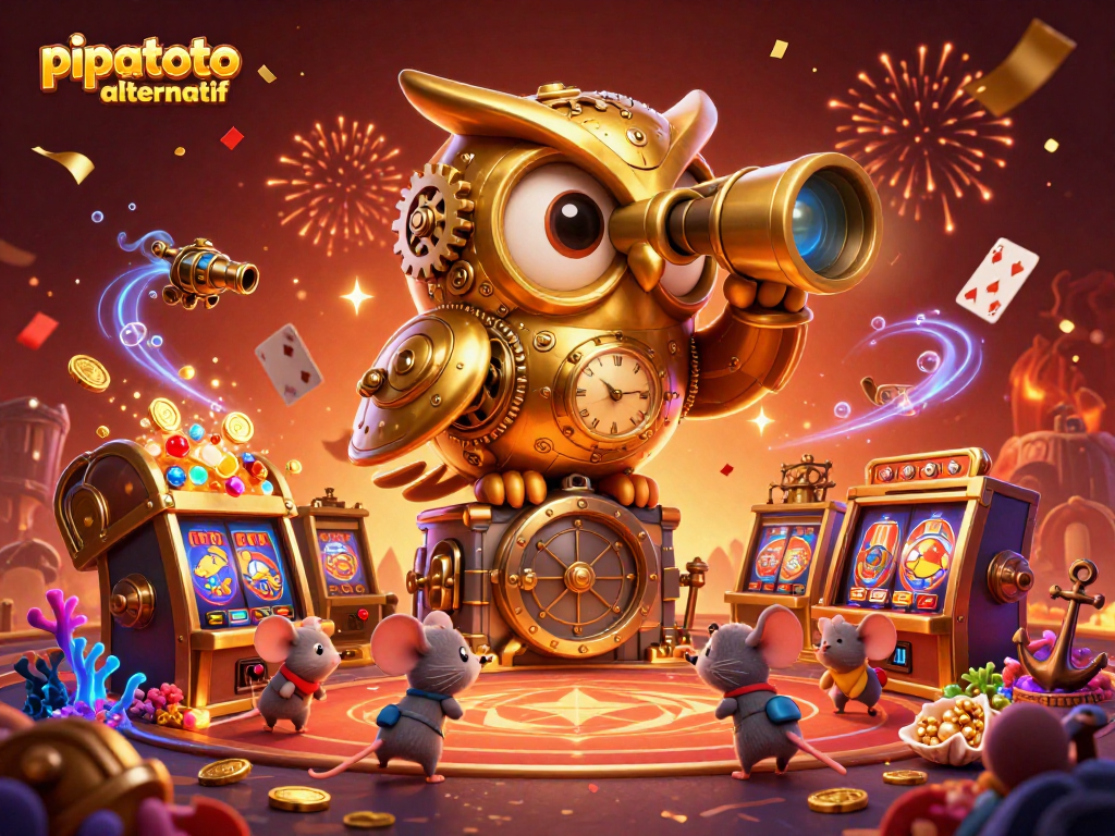 Experience the thrill of pipatoto alternatif with vibrant 3D casino characters and lively gaming elements.
