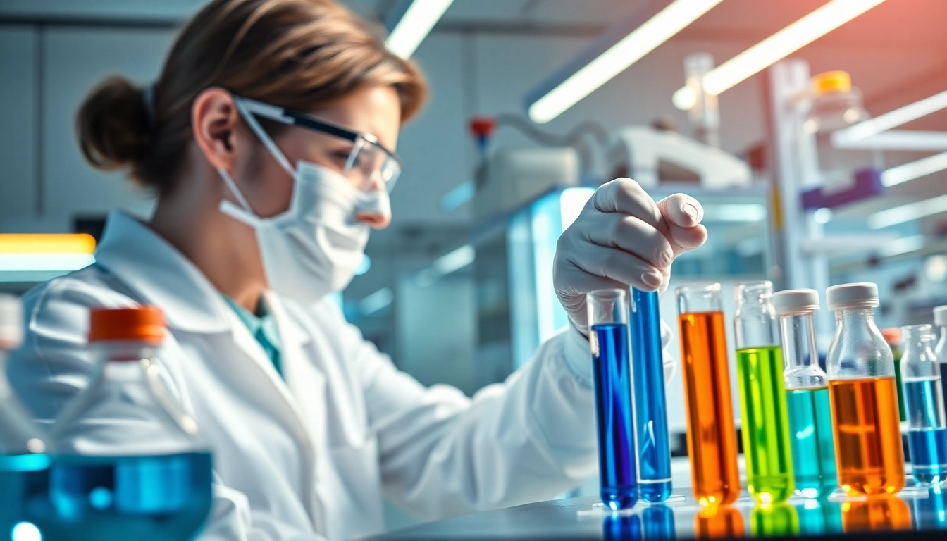 Buy tesamorelin as a key ingredient in a laboratory exploring research peptides.