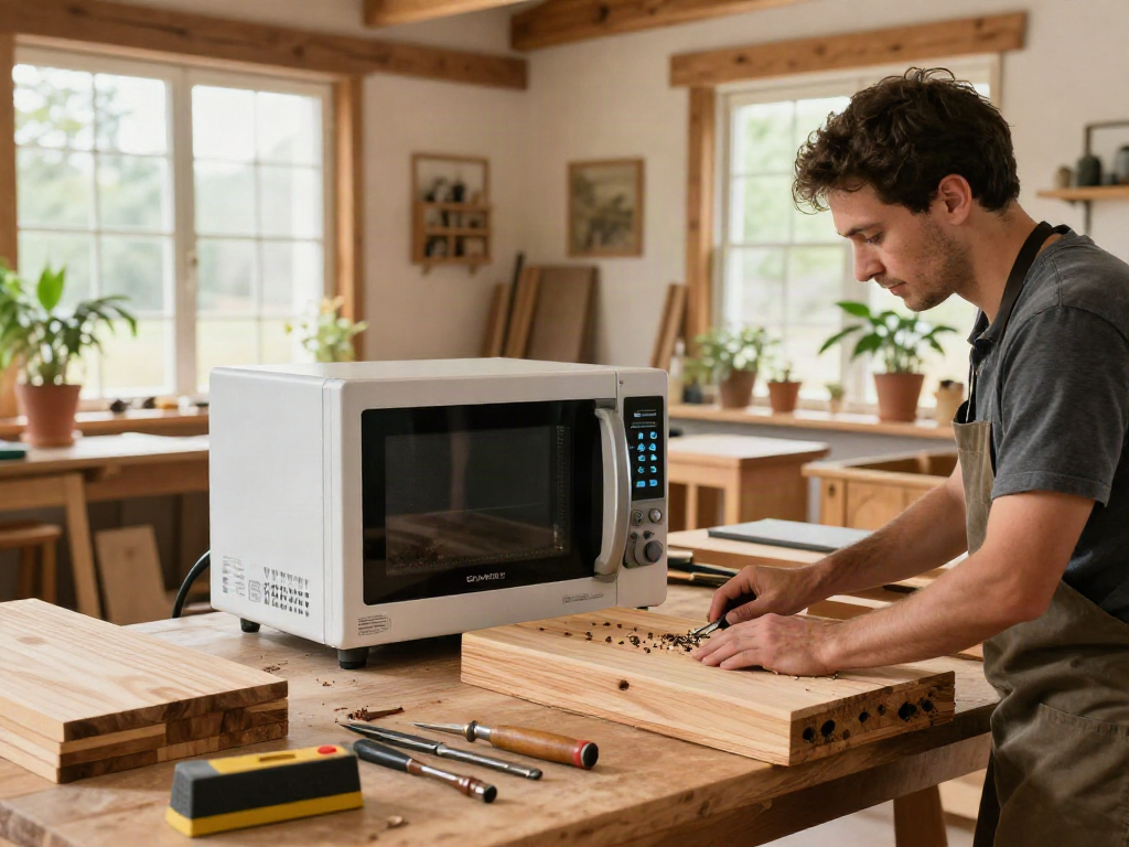 SHASHEL® equipment in a wood treatment workshop eliminating wood-boring insects.