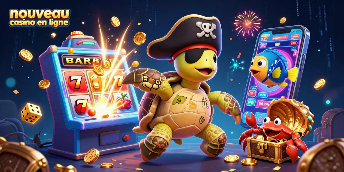 Jouer dans un nouveau casino en ligne avec des personnages marins et un jackpot explosif.