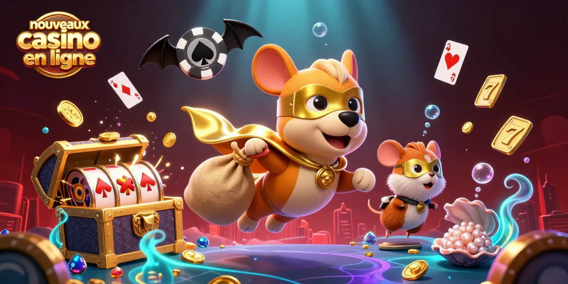 Gagnez avec les nouveaux casinos en ligne grâce à ce chien super-héros et ses pièces d'or.