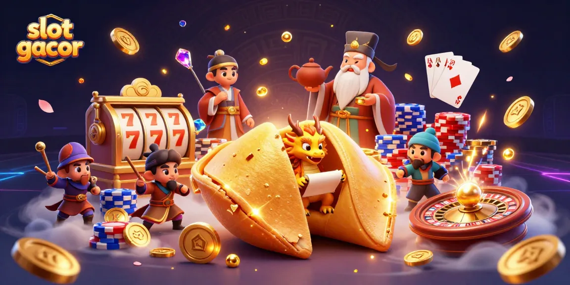 Spin through the vibrant slot gacor experience with golden coins and whimsical characters!