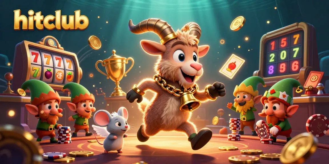Experience the thrill of hitclub as Krampus and friends bring festive fun to a holiday-themed casino.