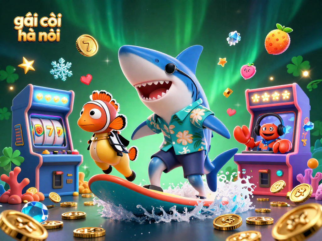 Experience the excitement of gái gọi hà nội with vibrant casino elements and playful characters.