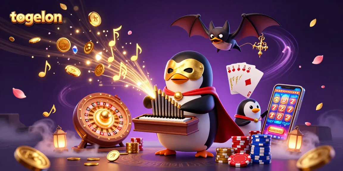Experience thrilling gameplay with togelon as a whimsical penguin orchestrates winning moments in a casino