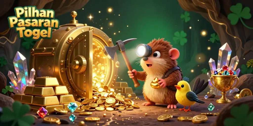 Engage in thrilling actions with Pilihan Pasaran Togel while exploring dazzling treasures against a vibrant backdrop.