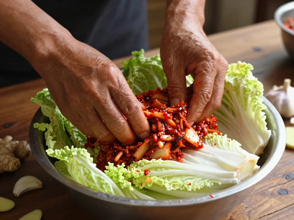 Traditional Methods for Fermenting Kimchi at Home - detail