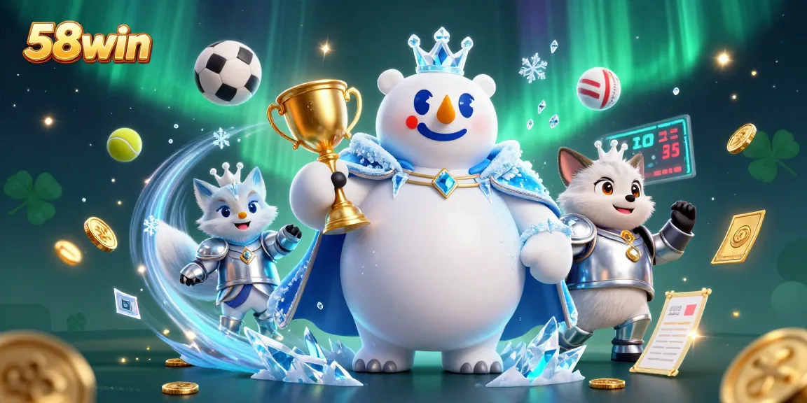 Experience thrilling action at 58win as colorful sports elements and exciting characters come to life.