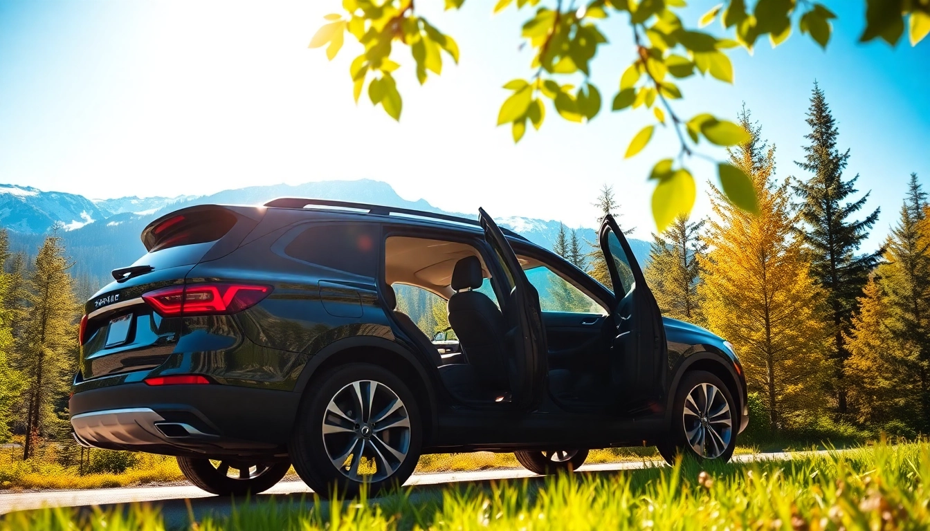 Enjoy a luxury vancouver to whistler car service with scenic mountain views and a sleek SUV.