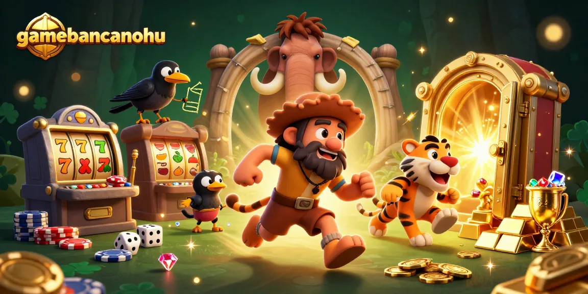 Experience thrilling gameplay with gamebancanohu’s vibrant prehistoric casino created in 3D.