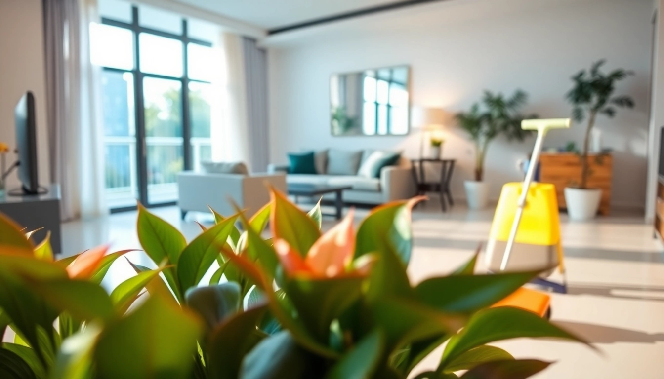 Clean and pristine bond cleaning Logan apartment with natural light and vibrant plants.
