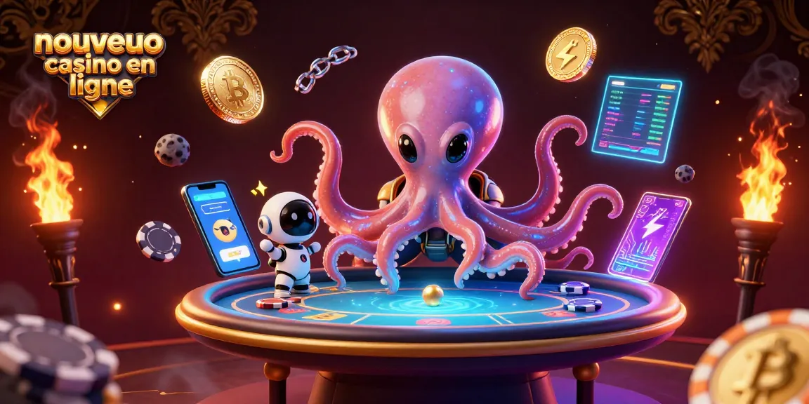 Apprenez à jouer au poker dans un nouveau casino en ligne avec des éléments futuristes et des crypto-monnaies.