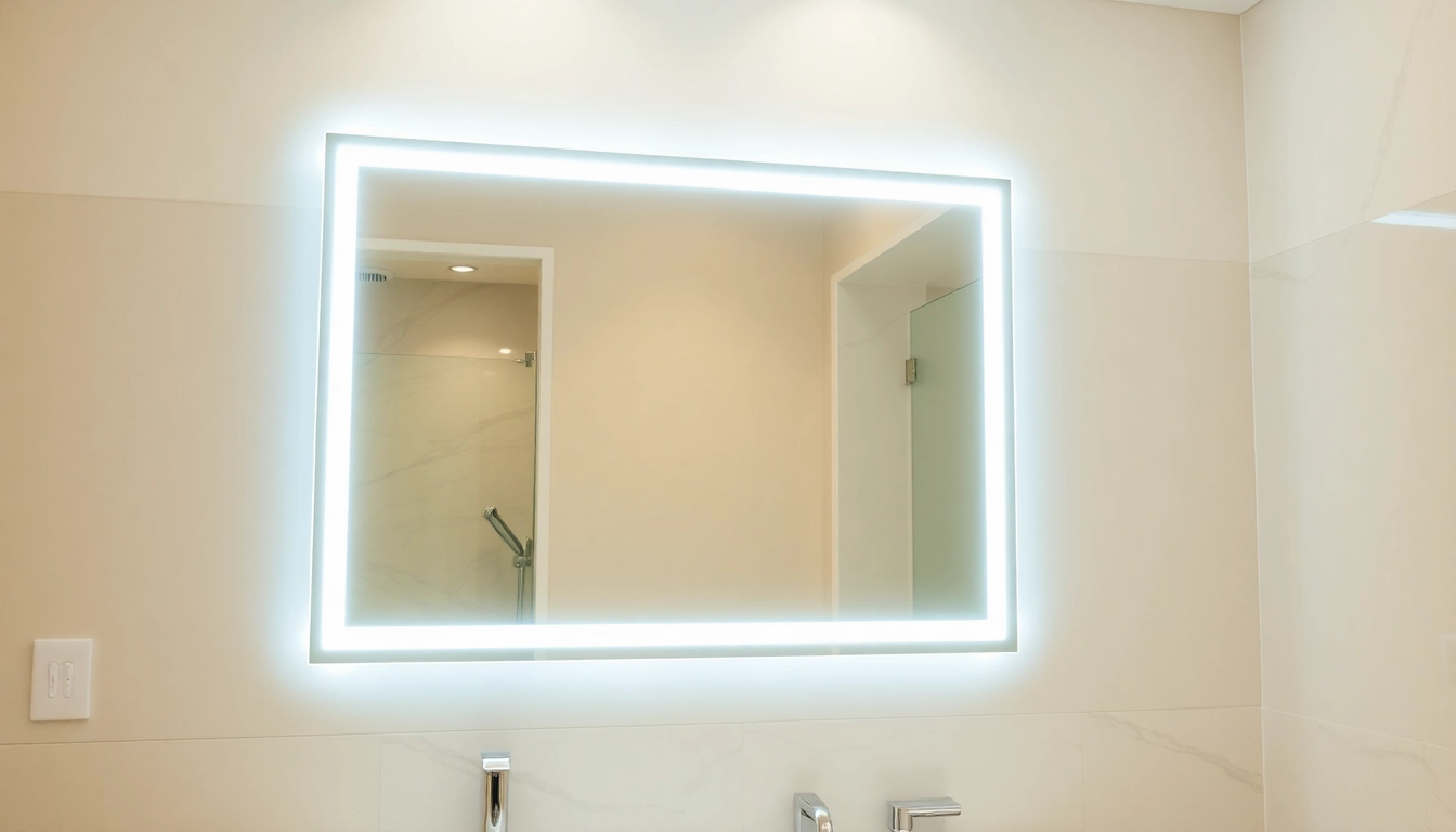 Enhance your space with stylish bathroom mirrors with lights, featuring sleek designs and elegant illumination.