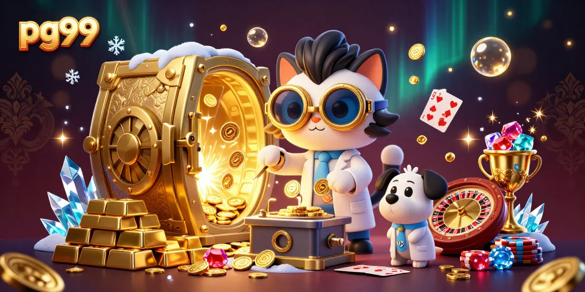 Spin the reels and win with pg99 amidst golden treasures and vibrant casino action.
