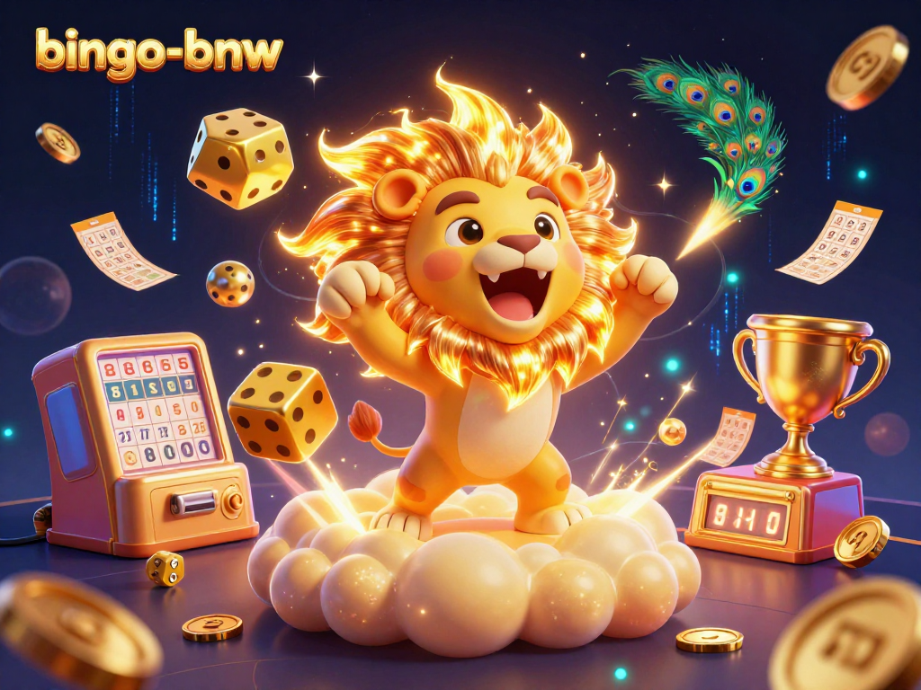 Experience the excitement of bingo-bnw with vibrant bingo-themed elements and dynamic characters!