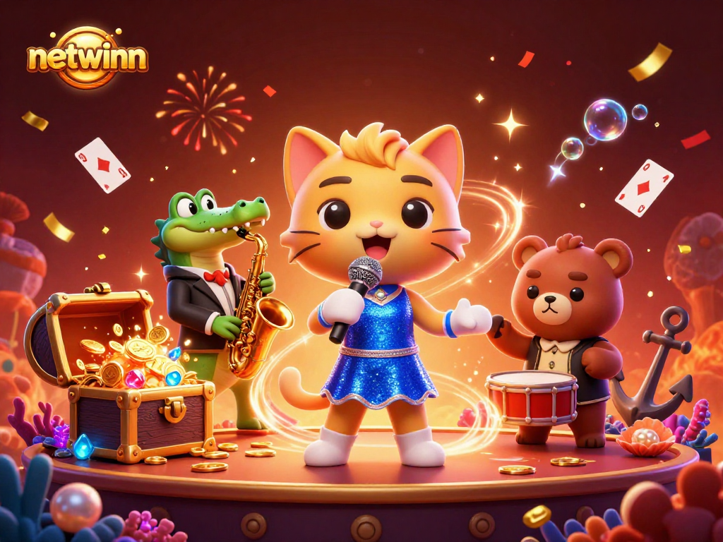 Experience vibrant gambling fun with netwinn’s exhilarating casino stage scene!